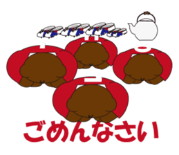 Rugby Kuma's life in Japan (Rugby Bear) sticker #1878056