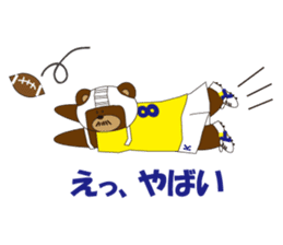 Rugby Kuma's life in Japan (Rugby Bear) sticker #1878061