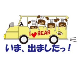 Rugby Kuma's life in Japan (Rugby Bear) sticker #1878079