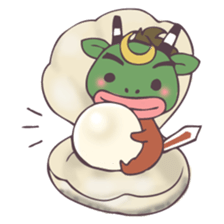 "Ushioni" of the Uwajima dialect. sticker #1878650