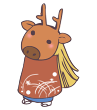 "Ushioni" of the Uwajima dialect. sticker #1878651