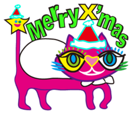 SHOCKING PINKiee the Cat  <for Events 1> sticker #1878741