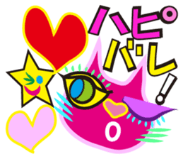 SHOCKING PINKiee the Cat <for Events 1> sticker #1878758