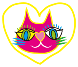 SHOCKING PINKiee the Cat <for Events 1> sticker #1878769