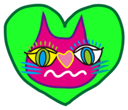SHOCKING PINKiee the Cat  <for Events 1> sticker #1878770