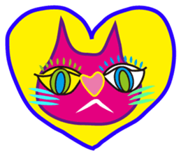 SHOCKING PINKiee the Cat <for Events 1> sticker #1878771