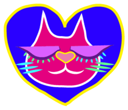 SHOCKING PINKiee the Cat  <for Events 1> sticker #1878772