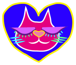 SHOCKING PINKiee the Cat <for Events 1> sticker #1878772