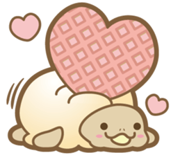 Take it easy! Ice turtle cream sticker #1879017