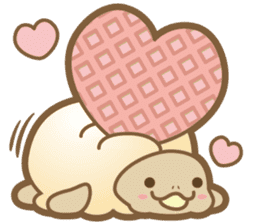 Take it easy! Ice turtle cream sticker #1879017