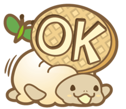 Take it easy! Ice turtle cream sticker #1879018