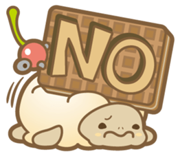 Take it easy! Ice turtle cream sticker #1879019