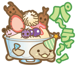 Take it easy! Ice turtle cream sticker #1879024