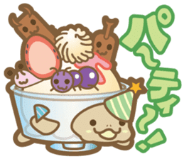 Take it easy! Ice turtle cream sticker #1879024