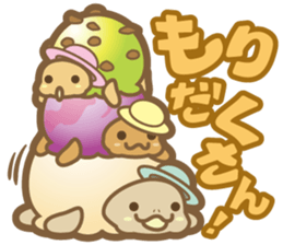 Take it easy! Ice turtle cream sticker #1879032