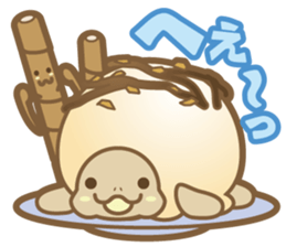 Take it easy! Ice turtle cream sticker #1879046