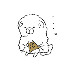 fluffy sheep man sticker #1880430
