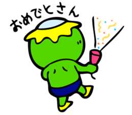 Kawatarou is Osaka's Kappa by MAMES sticker #1880612