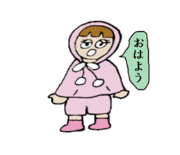 A Headscarf Girl sticker #1881413