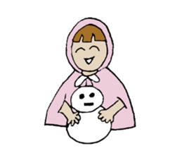 A Headscarf Girl sticker #1881430