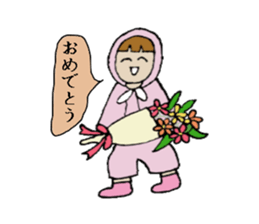 A Headscarf Girl sticker #1881434