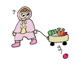 A Headscarf Girl sticker #1881440