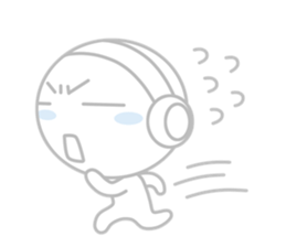 Headphone Boy sticker #1881930