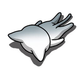 Daily life of the white cat sticker #1882113