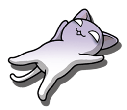 Daily life of the white cat sticker #1882115