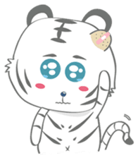 White Tiger. sticker #1883300
