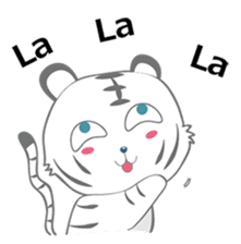 White Tiger. sticker #1883302