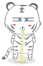 White Tiger. sticker #1883303