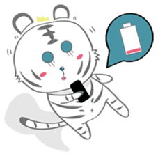 White Tiger. sticker #1883306