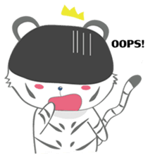 White Tiger. sticker #1883308