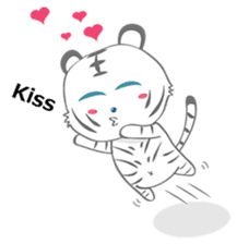 White Tiger. sticker #1883321