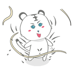White Tiger. sticker #1883322