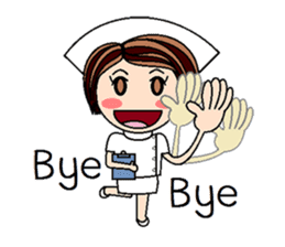 Nan is a nurse Part.1 (Eng.) sticker #1883655