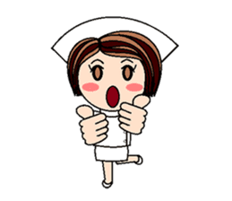 Nan is a nurse Part.1 (Eng.) sticker #1883659