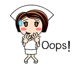 Nan is a nurse Part.1 (Eng.) sticker #1883665