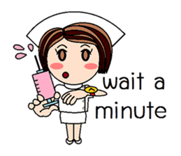 Nan is a nurse Part.1 (Eng.) sticker #1883674