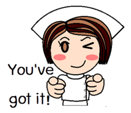 Nan is a nurse Part.1 (Eng.) sticker #1883684