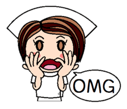 Nan is a nurse Part.1 (Eng.) sticker #1883685