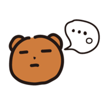 Happy bear - KumaYu sticker #1884701