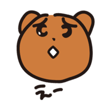 Happy bear - KumaYu sticker #1884706