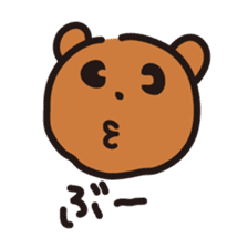 Happy bear - KumaYu sticker #1884708