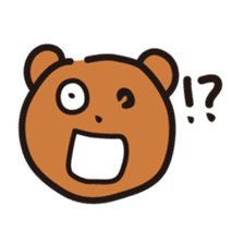 Happy bear - KumaYu sticker #1884709