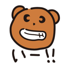 Happy bear - KumaYu sticker #1884729