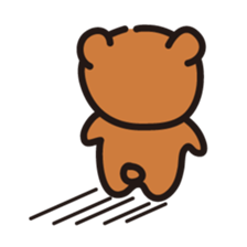 Happy bear - KumaYu sticker #1884730