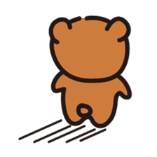 Happy bear - KumaYu sticker #1884730