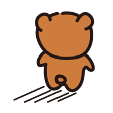 Happy bear - KumaYu sticker #1884730